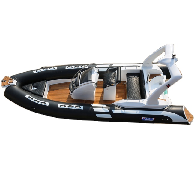 Fishing Boat Fiberglass - 16フィート（4.80メートル）ハイパロン素材、グラスファイバー船体、インフレータブルフィッシングキャビン、480リブボート、折りたたみ式PVC、アウトドアドリフティング用、販売中