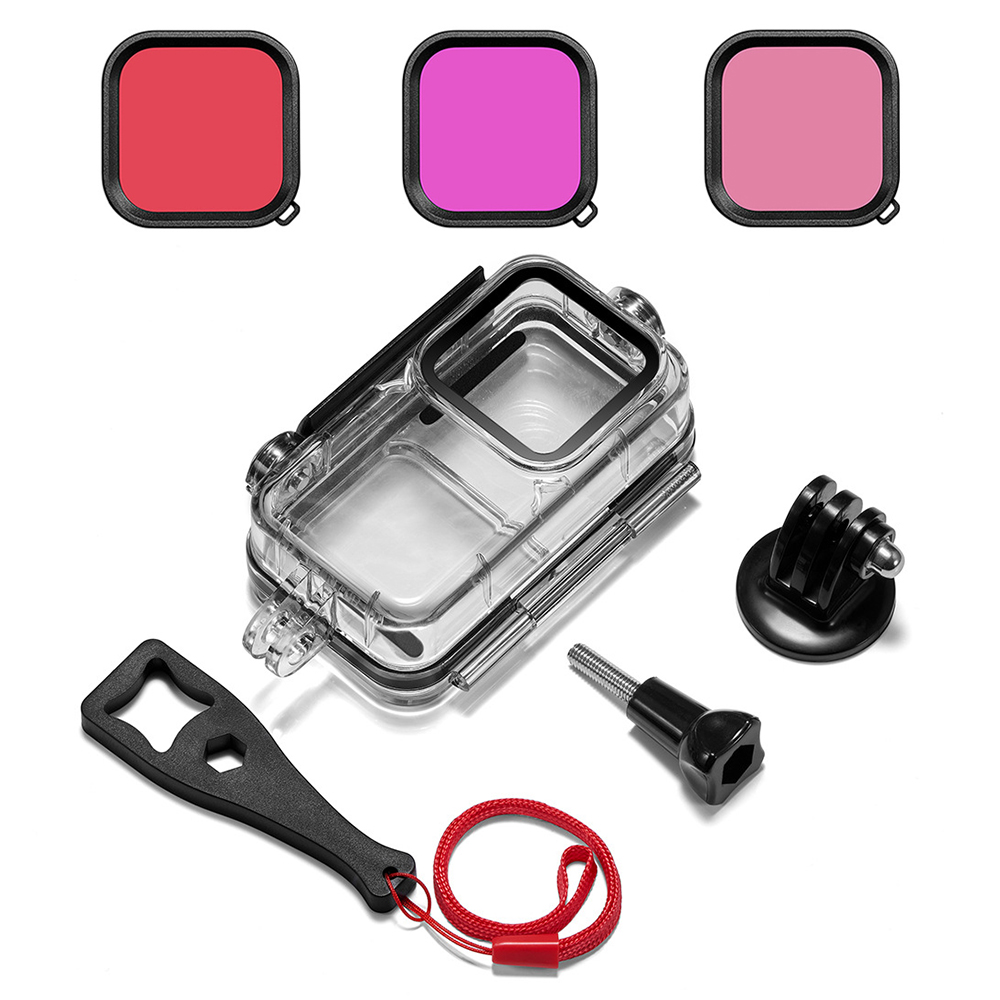 Fishing Boat Cover - 防水ハウジングケース DJI アクション 2 ダイビング保護シェル水中ダイビングカバー DJI