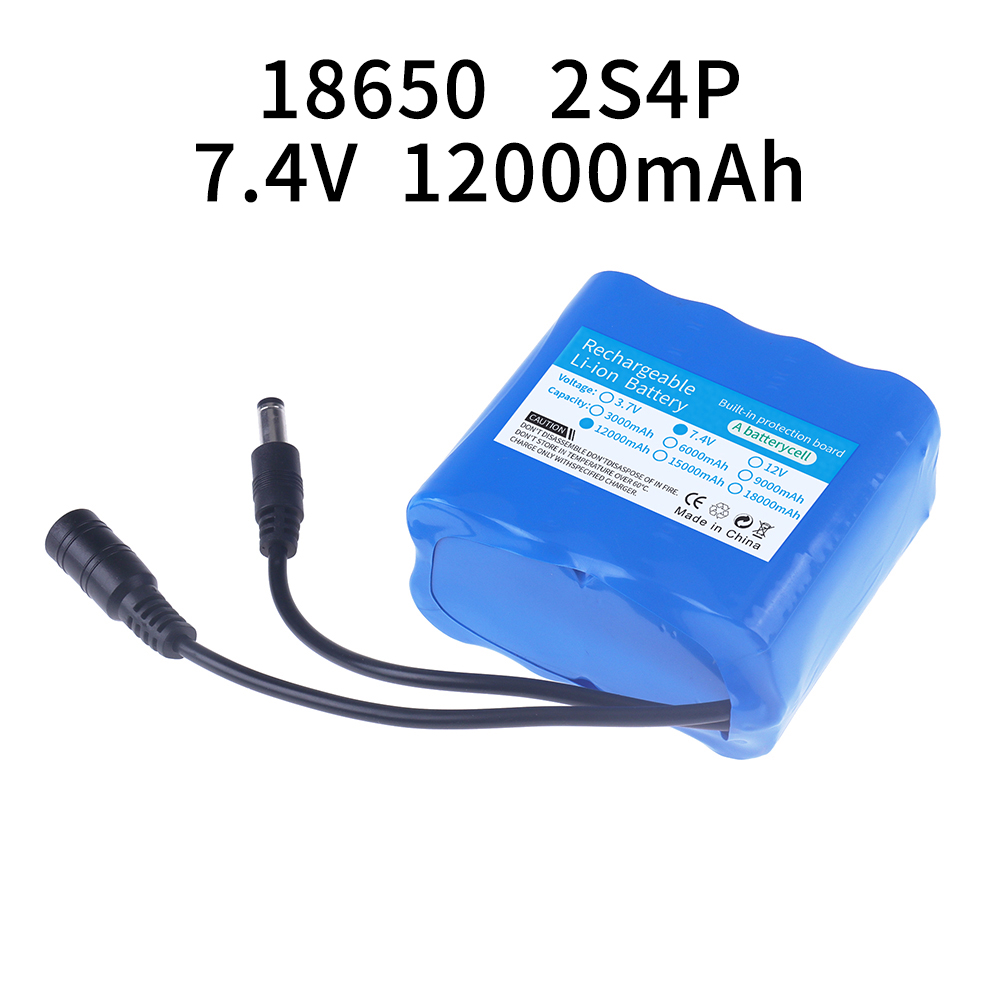 2S4P 18650 リチウム電池 7.4V 12000mA - Fishing Boat Navigation Light のレビューと価格