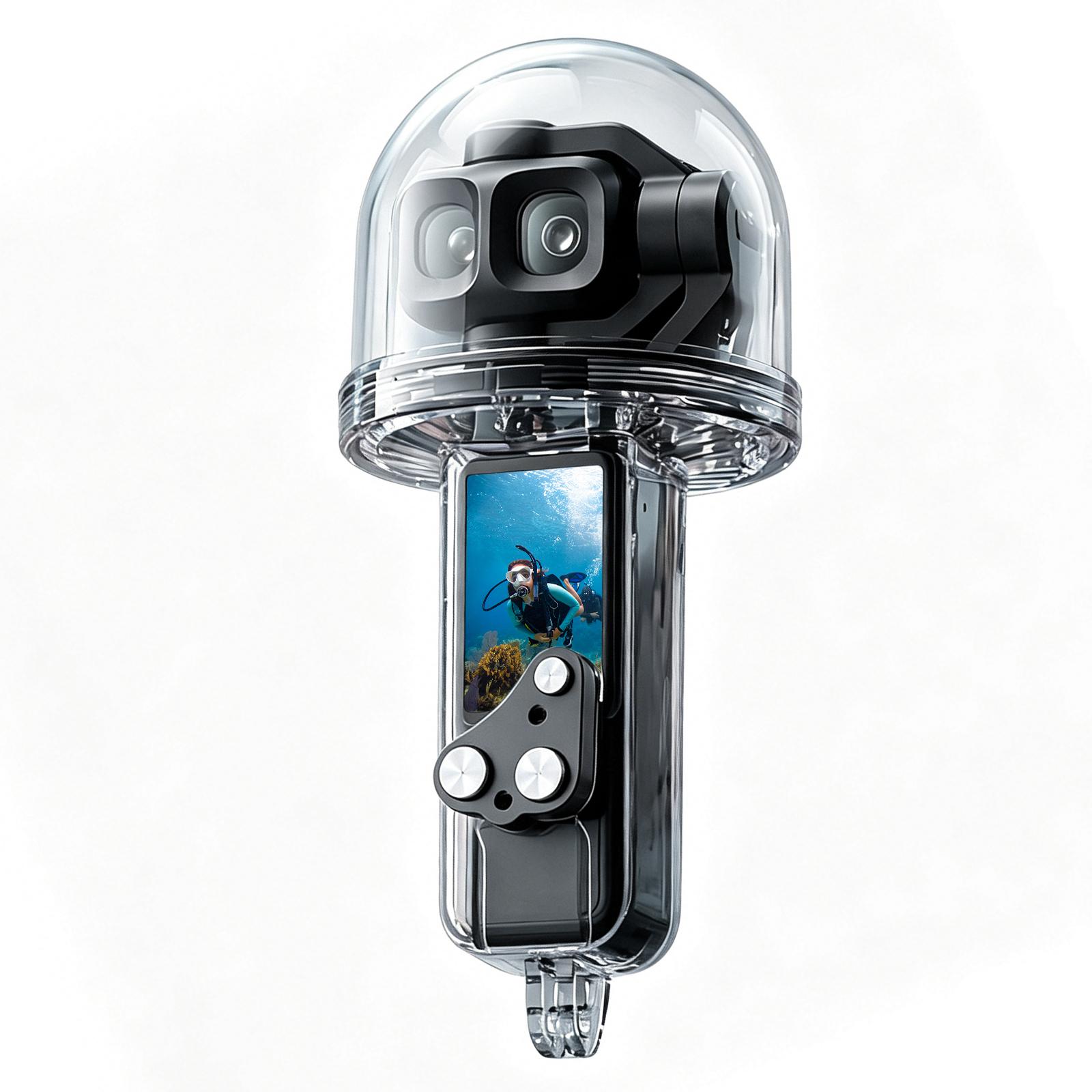 DJI Osmo Pocket 4P用50m防水ハウジングダ - Fishing Boat Cover のレビューと価格