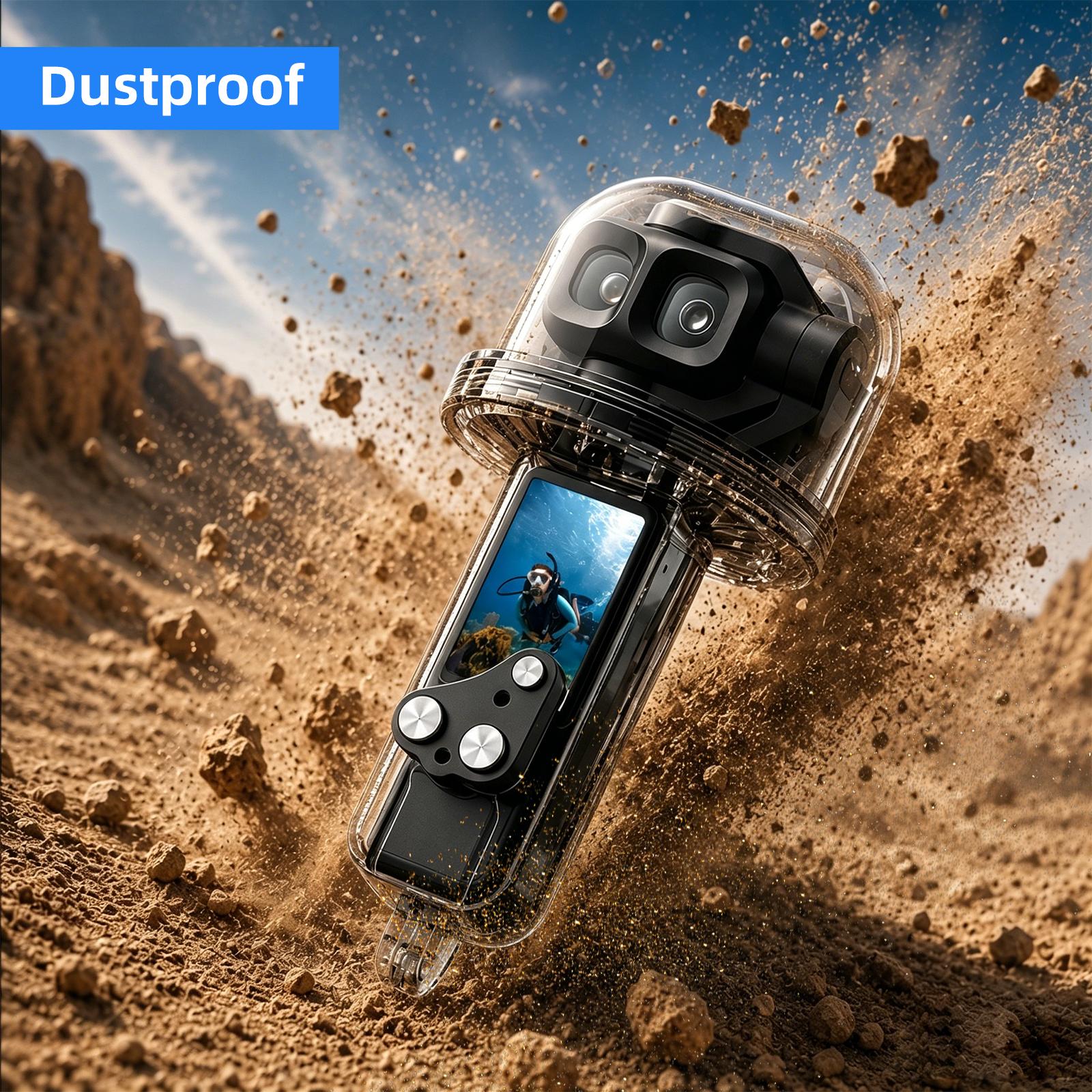 DJI Osmo Pocket 4P用50m防水ハウジングダ - Fishing Boat Cover のレビューと価格