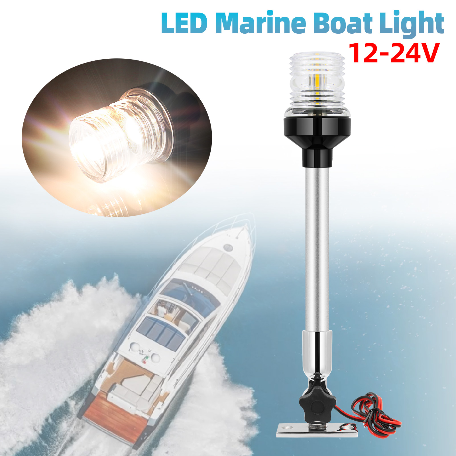 防水LEDナビゲーションライト,マリンボートアンカーランプ, - Fishing Boat Navigation Light のレビューと価格