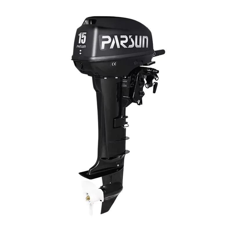 15馬力 2ストローク船外機 高出力ロングシャフト CDI点 - Fishing Boat Outboard Motor のレビューと価格