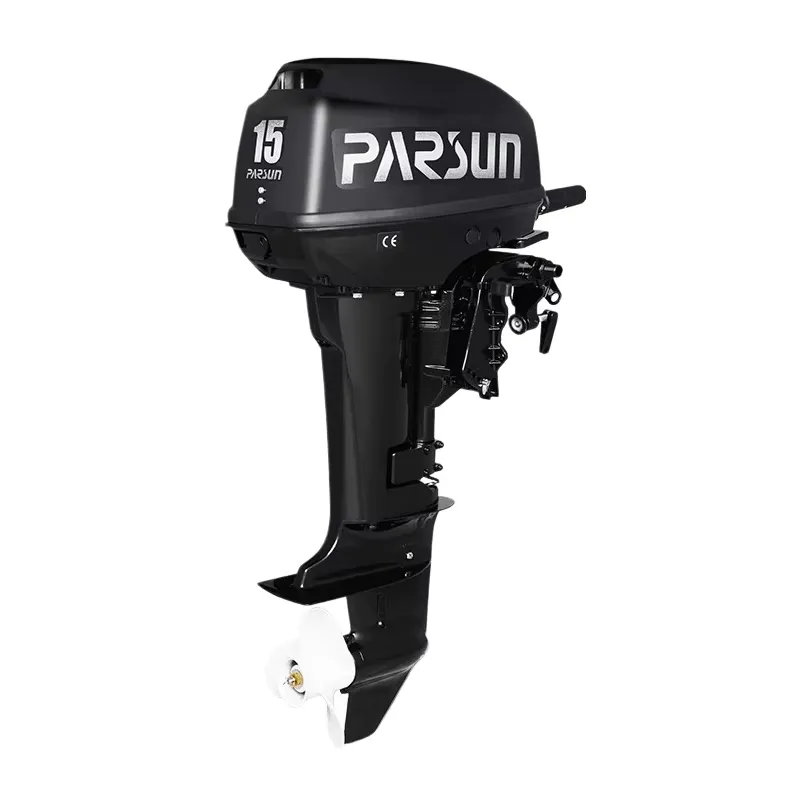 15馬力 2ストローク船外機 高出力ロングシャフト CDI点 - Fishing Boat Outboard Motor のレビューと価格