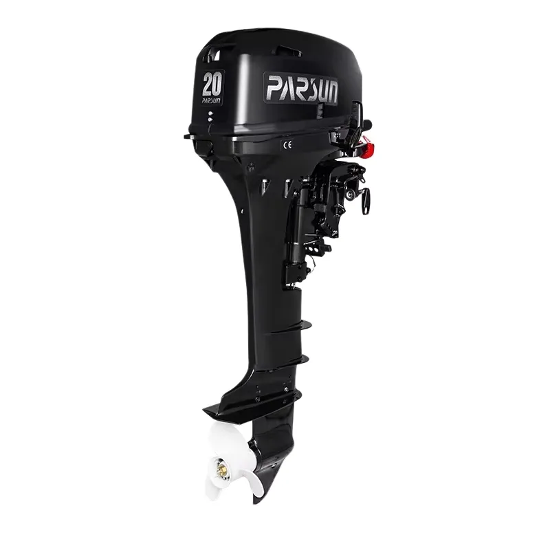 15馬力 2ストローク船外機 高出力ロングシャフト CDI点 - Fishing Boat Outboard Motor のレビューと価格