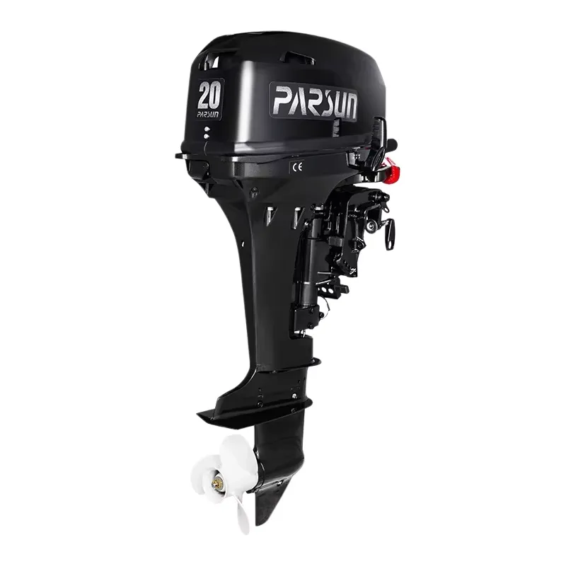 15馬力 2ストローク船外機 高出力ロングシャフト CDI点 - Fishing Boat Outboard Motor のレビューと価格